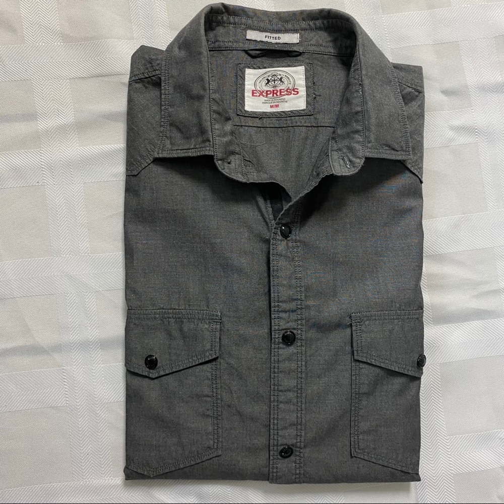 Express Men’s button up dress shirt - Picture 7 of 8